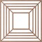 Ekena Millwork Raven Wood Fretwork Pierced Ceiling Medallion, Wood (Paint Grade), 18"OD x 6 5/8"ID x 3/8"T CMWP18X18X0375RAMF - alternate 5